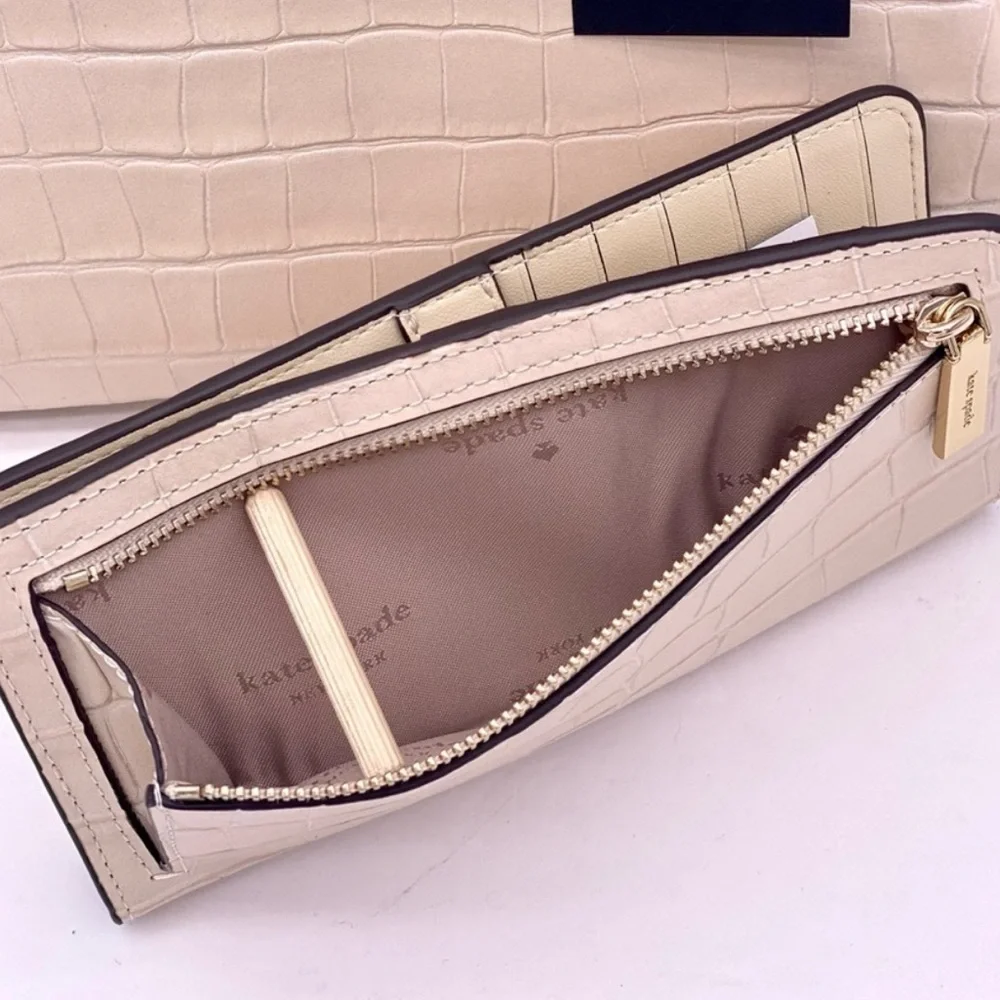 Kate Spade Dumpling Large Slim Bifold Wallet